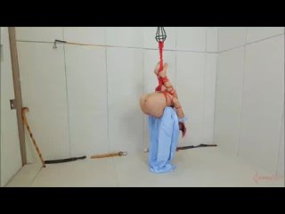 tied up a chick and fucked in different holes